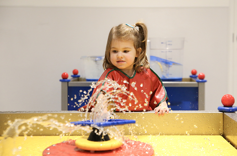 Discovery Museum water table small