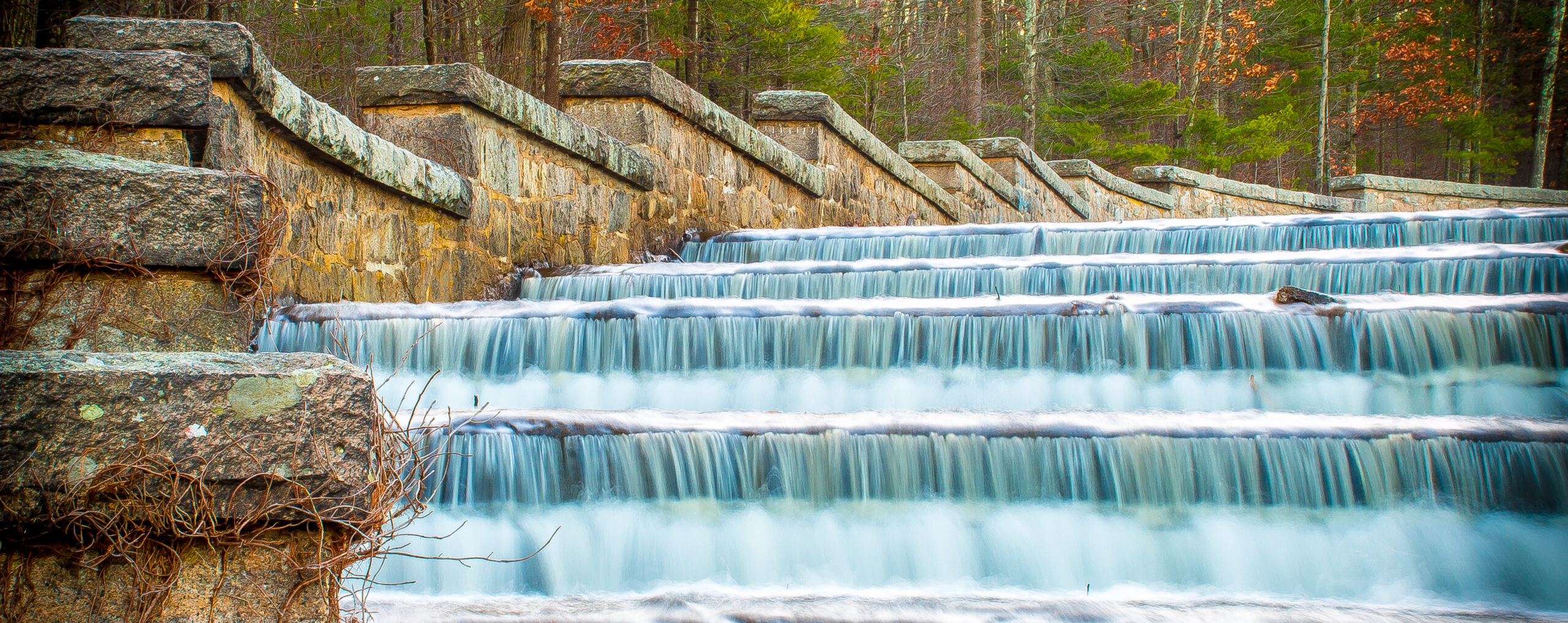 Ashland Reservoir spillway 4 wide