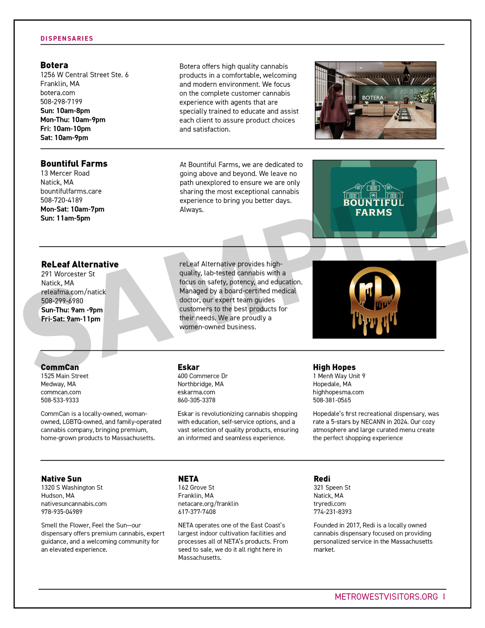 Dispensary Media Kit