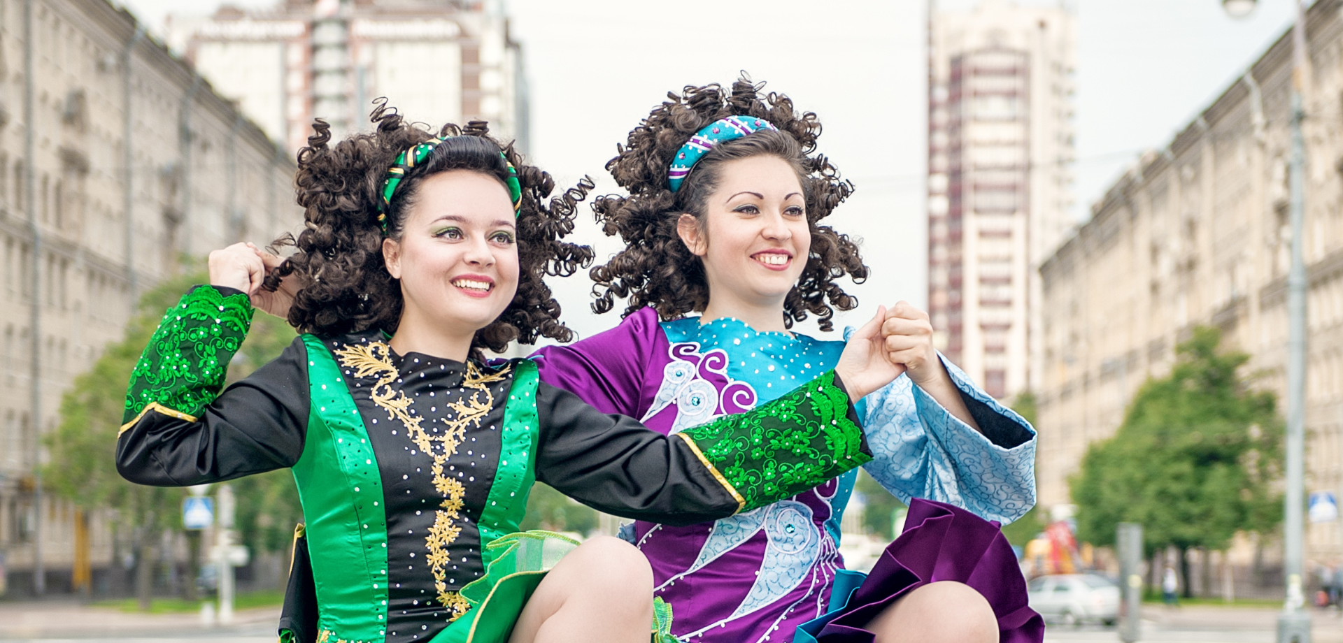 Irish Step dancers
